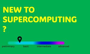 First Time on a Supercomputer